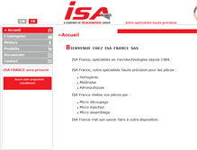 Tablet Screenshot of isafrance.com